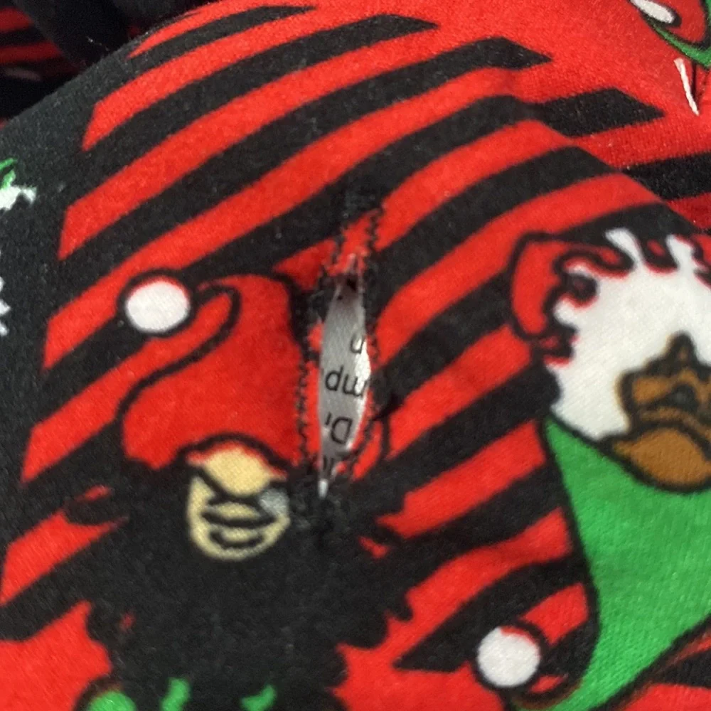 Pup Gnome for the Holidays Dog Hoodie Black/Red Size Medium